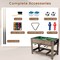 2-in-1 Game Table Foosball and Pool Table with Swivel Feature